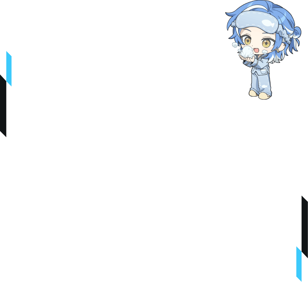 青いクロノヴァのキャラクター
